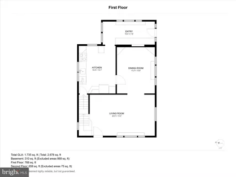 Floorplan - 41 Wilson St, West Lawn, PA 19609 photo 1 of 3