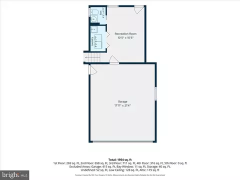 Floorplan - 805 Jerome Pl, West Lawn, PA 19609 photo 2 of 5