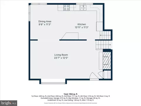 Floorplan - 805 Jerome Pl, West Lawn, PA 19609 photo 1 of 5
