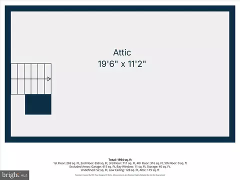 Floorplan - 805 Jerome Pl, West Lawn, PA 19609 photo 5 of 5