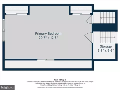 Floorplan - 805 Jerome Pl, West Lawn, PA 19609 photo 4 of 5