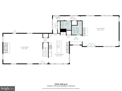 Floorplan - 459 Mount Penn Rd, Reading, PA 19607 photo 1 of 3