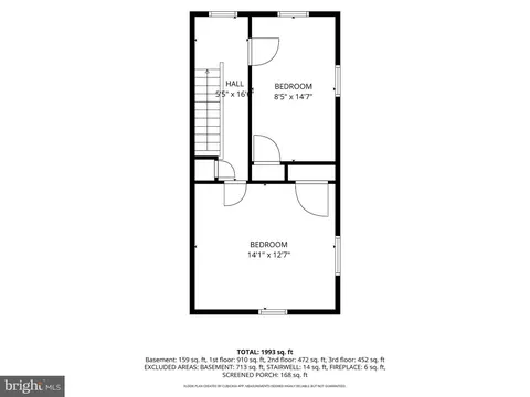 Floorplan - 142 Oley St, Reading, PA 19601 photo 3 of 5