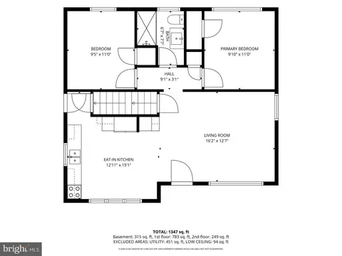 Floorplan - 109 Gerald Ave, Reading, PA 19607 photo 4 of 4
