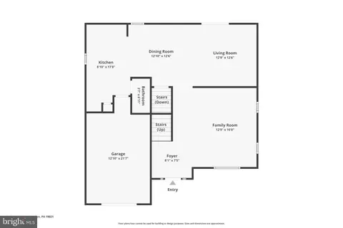 Floorplan - 2347 Maple Ave, Croydon, PA 19021 photo 1 of 4