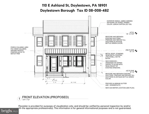 Exterior - 110 E Ashland St, Doylestown, PA 18901 photo 3 of 6