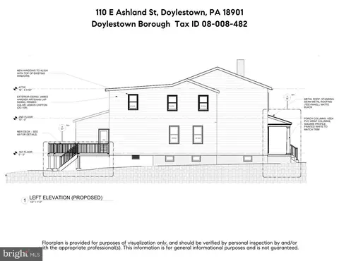 Exterior - 110 E Ashland St, Doylestown, PA 18901 photo 4 of 6