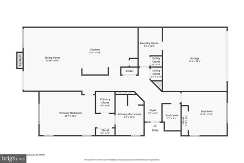Floorplan - 604 Strawbridge Ln, West Grove, PA 19390 photo 1 of 1