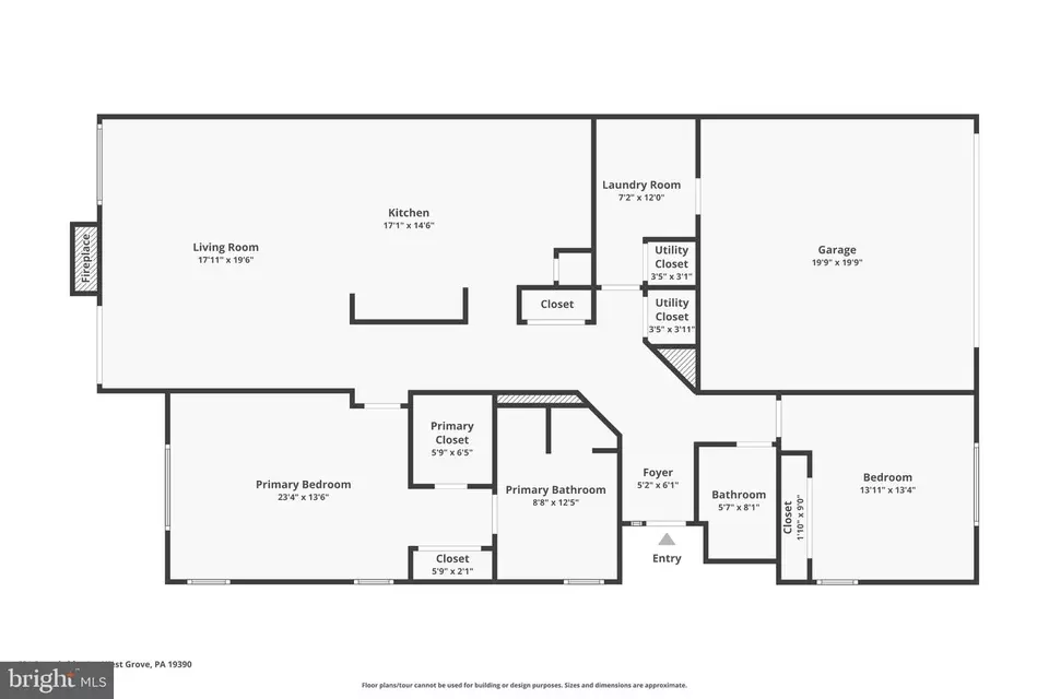 Floorplan - 604 Strawbridge Ln, West Grove, PA 19390 photo 1 of 1