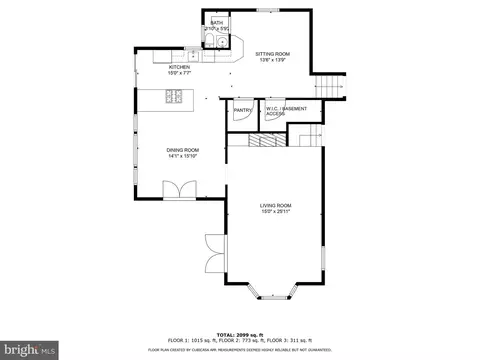 Floorplan - 12 Chestnut Ln, Wayne, PA 19087 photo 1 of 3