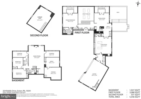 Floorplan - 324 Biddle Dr, Exton, PA 19341 photo 1 of 1