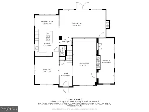 Floorplan - 20 Hillside Rd, Wayne, PA 19087 photo 1 of 4