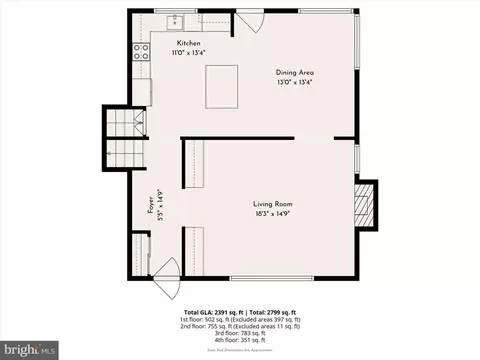 Floorplan - 699 W Valley Rd, Wayne, PA 19087 photo 2 of 4