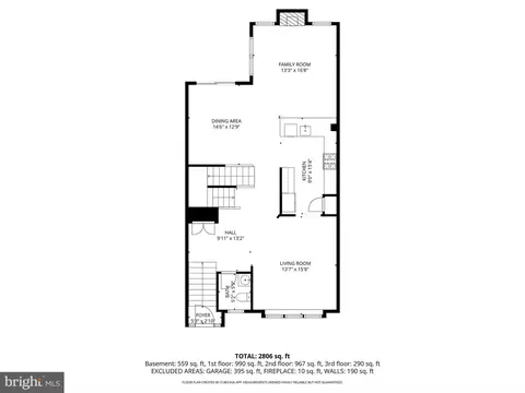 Floorplan - 228 Cherry Ln, Kennett Square, PA 19348 photo 1 of 4