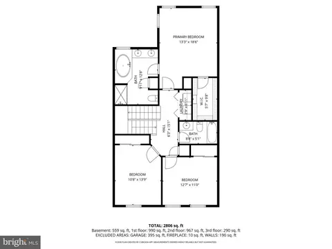 Floorplan - 228 Cherry Ln, Kennett Square, PA 19348 photo 2 of 4