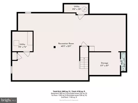 Floorplan - 1476 Salomon Ln, Chesterbrook, PA 19087 photo 1 of 4
