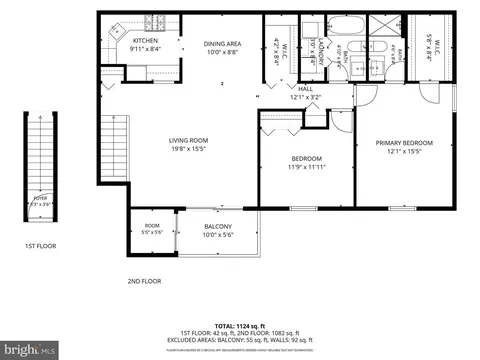 Floorplan - 107 Old Forge Xing #107, Devon, PA 19333 photo 1 of 1