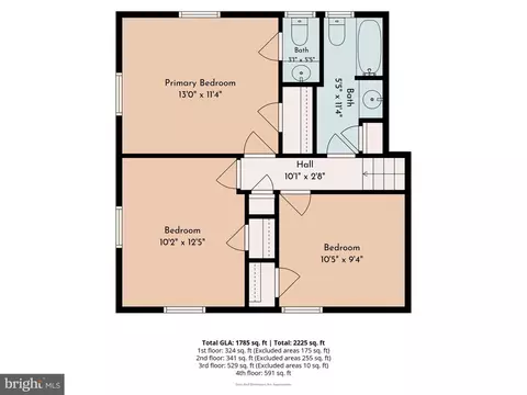 Floorplan - 303 Landsende Rd, Devon, PA 19333 photo 2 of 5