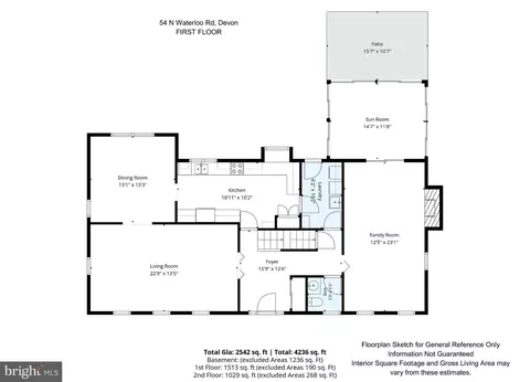 Floorplan - 54 N Waterloo Rd, Devon, PA 19333 photo 1 of 3