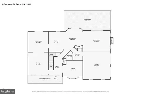 Floorplan - 8 Cameron Ct, Exton, PA 19341 photo 1 of 3