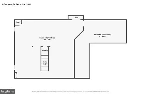 Floorplan - 8 Cameron Ct, Exton, PA 19341 photo 3 of 3