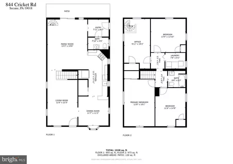 Floorplan - 844 Cricket Rd, Secane, PA 19018 photo 1 of 1