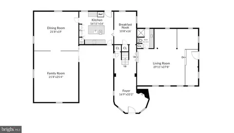 Floorplan - 212 Plush Mill Rd, Wallingford, PA 19086 photo 1 of 2