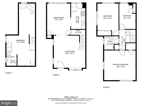 Floorplan - 7527 Parkview Rd, Upper Darby, PA 19082 photo 2 of 8
