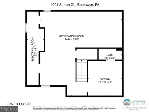 Floorplan - 4001 Stirrup Ct, Boothwyn, PA 19061 photo 3 of 3