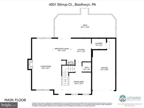 Floorplan - 4001 Stirrup Ct, Boothwyn, PA 19061 photo 1 of 3