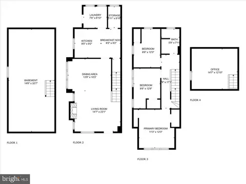 Floorplan - 264 Powell Rd, Springfield, PA 19064 photo 1 of 4