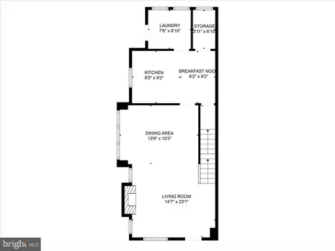 Floorplan - 264 Powell Rd, Springfield, PA 19064 photo 2 of 4