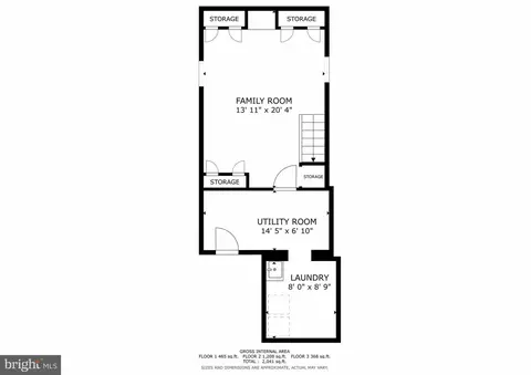 Floorplan - 11 E Thomson Ave, Springfield, PA 19064 photo 3 of 4