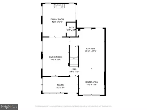 Floorplan - 4 W 6th St, Marcus Hook, PA 19061 photo 1 of 3