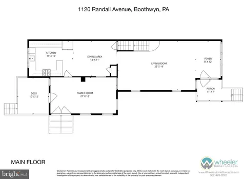 Floorplan - 1120 Randall Ave, Boothwyn, PA 19061 photo 5 of 6