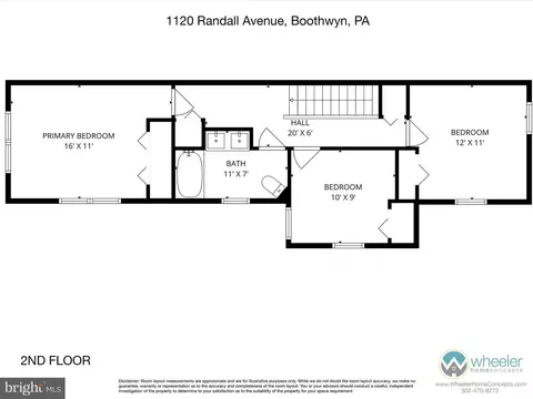 Floorplan - 1120 Randall Ave, Boothwyn, PA 19061 photo 3 of 6