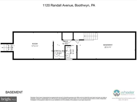Floorplan - 1120 Randall Ave, Boothwyn, PA 19061 photo 1 of 6