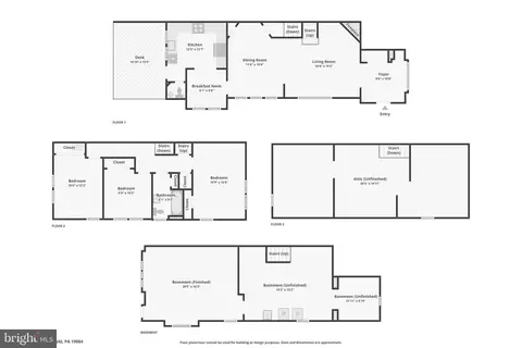 Floorplan - 19 Wayne Ave, Springfield, PA 19064 photo 1 of 4