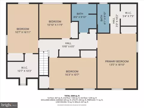 Floorplan - 658 W Rolling Rd, Springfield, PA 19064 photo 2 of 4