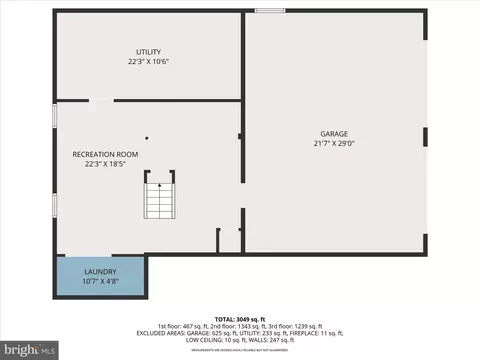Floorplan - 658 W Rolling Rd, Springfield, PA 19064 photo 3 of 4