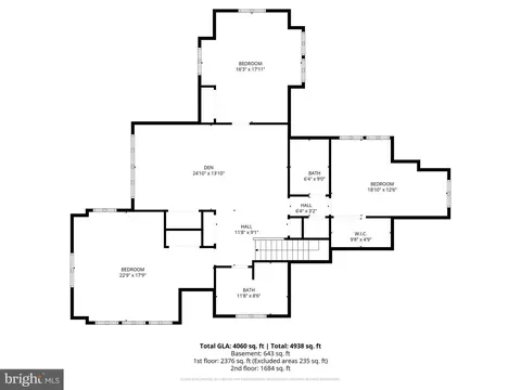 Floorplan - 185 Biddulph Rd, Wayne, PA 19087 photo 3 of 4