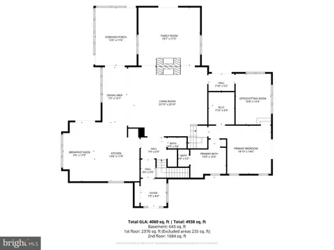 Floorplan - 185 Biddulph Rd, Wayne, PA 19087 photo 2 of 4
