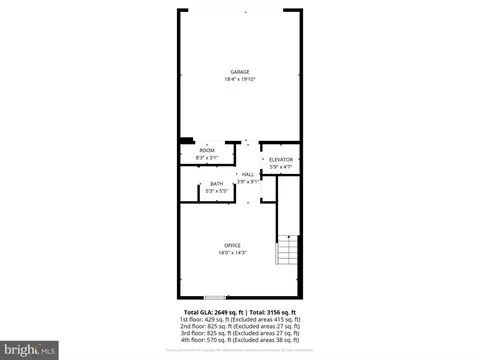 Floorplan - 206 N Aberdeen Ave #C, Wayne, PA 19087 photo 4 of 5