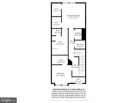Floorplan - 206 N Aberdeen Ave #C, Wayne, PA 19087 photo 2 of 5