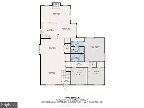 Floorplan - 474 Ridge Ln, Springfield, PA 19064 photo 1 of 3