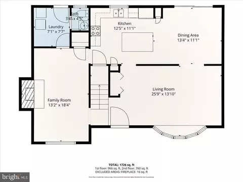 Floorplan - 1704 Mill Rd, Boothwyn, PA 19061 photo 1 of 2