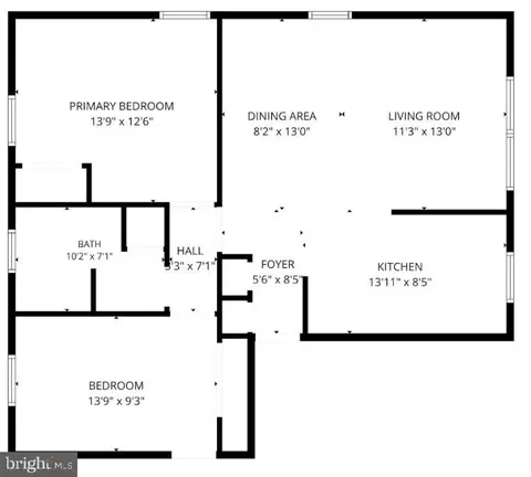 Floorplan - 500 E Lancaster Ave # 112, Wayne, PA 19087 photo 1 of 1