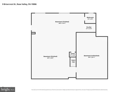 Floorplan - 9 Briarcrest Dr, Rose Valley, PA 19086 photo 3 of 4