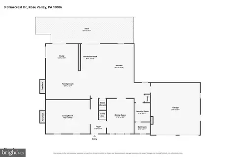 Floorplan - 9 Briarcrest Dr, Rose Valley, PA 19086 photo 1 of 4