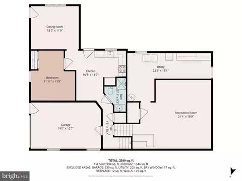 Floorplan - 33 Woodland Ave, Lititz, PA 17543 photo 2 of 3